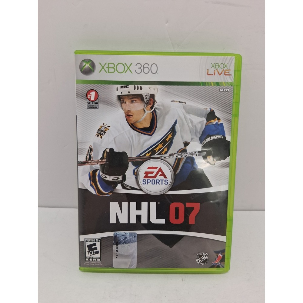 NHL 07 Xbox 360 EA Sports Hockey Game Alexander Ovechkin Cover CIB